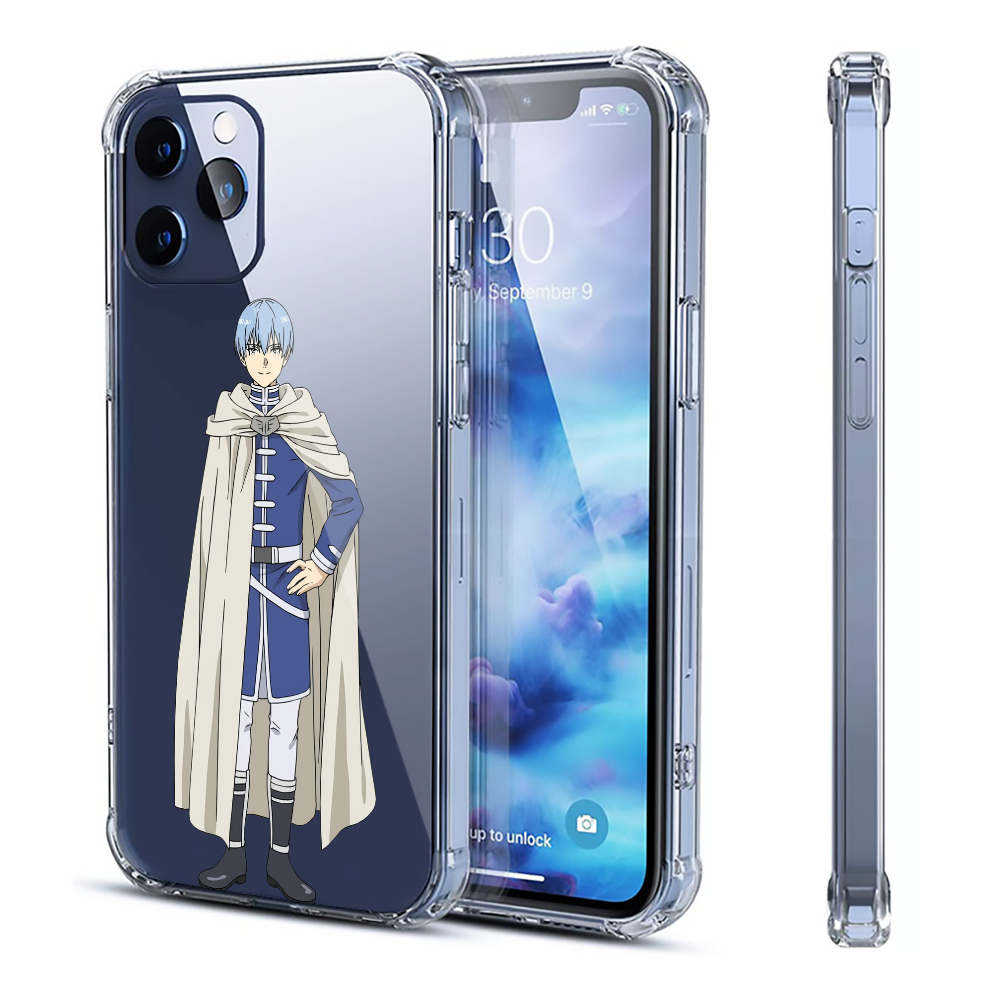 （画像用） 葬送のフリーレン Frieren 【iPhone 12シリーズ対応】透明スマホケース（クリアソフトケース）